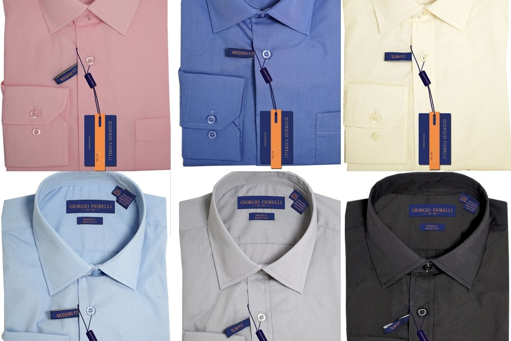 Dress shirts high quality comfort classic fit